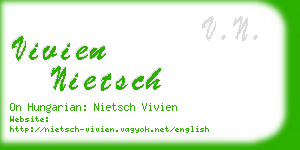 vivien nietsch business card